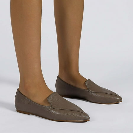 Zpanxa Shoes for Women Pointed-Toe Flats Shoes Lightweight Soft Shoes Solid Color Casual Shoes Gray Womens Shoes 38
Zpanxa Shoes for Women Pointed-Toe Flats Shoes Lightweight Soft Shoes Solid Color Casual Shoes Gray Womens Shoes 38