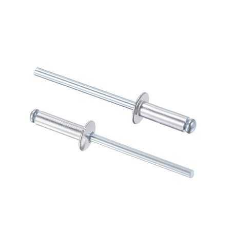 Uxcell 4mm Diameter 13mm Grip Length Silver Tone Aluminum Blind Rivets 120 Pack
Uxcell 4mm Diameter 13mm Grip Length Silver Tone Aluminum Blind Rivets 120 Pack