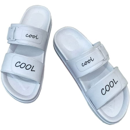 CoCopeaunt Women Two Belt Rubber Slippers Wear Fashionable Flat Bottomed Summer Sandals with Thick Soles
CoCopeaunt Women Two Belt Rubber Slippers Wear Fashionable Flat Bottomed Summer Sandals with Thick Soles