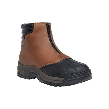 Propet Men s Blizzard Mid Zip Boot Brown/Black - M3792BRB
