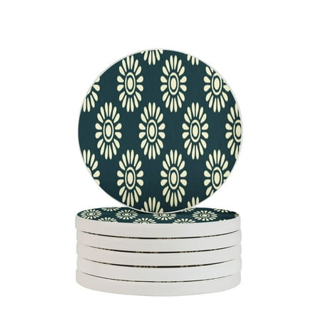 Circular Drink Coasters Set Seamless Pattern Beautiful Home Decor Diatomite Heat-Resistant Diatomite Protect Table Countertop
Circular Drink Coasters Set Seamless Pattern Beautiful Home Decor Diatomite Heat-Resistant Diatomite Protect Table Countertop