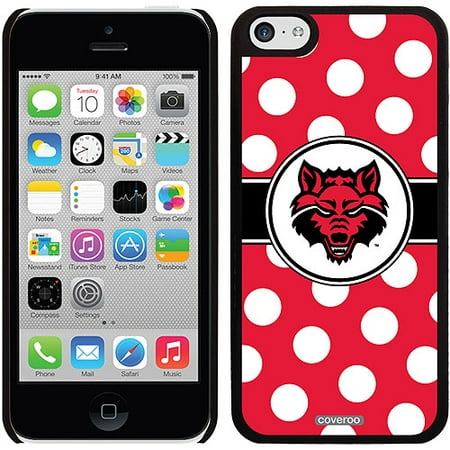 Arkansas State Polka Dots Design on iPhone 5c Thinshield Snap-On Case by Coveroo