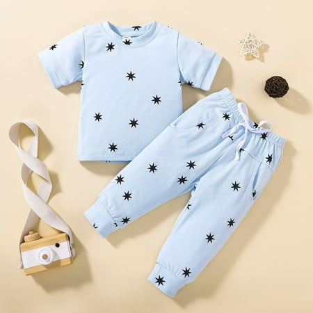 CHGBMOK Clearance Toddler Kids Baby Boys Girls Fashion Cute Star Pattern Short Sleeve Pocket Pants Cotton Casual Suit
CHGBMOK Clearance Toddler Kids Baby Boys Girls Fashion Cute Star Pattern Short Sleeve Pocket Pants Cotton Casual Suit