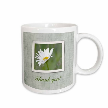 3dRose Ox Eye Flower in Flooding White Frame on Green Thank you Ceramic Mug 15-ounce
3dRose Ox Eye Flower in Flooding White Frame on Green Thank you Ceramic Mug 15-ounce