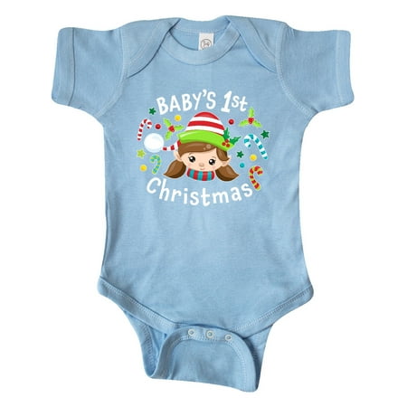 Inktastic Baby s 1st Christmas Elf Girl with Candy Canes Gift Baby Boy or Baby Girl Bodysuit
Inktastic Baby s 1st Christmas Elf Girl with Candy Canes Gift Baby Boy or Baby Girl Bodysuit