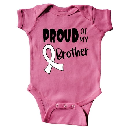 Inktastic Proud of my Brother Blindness Awareness White Ribbon Gift Baby Boy or Baby Girl Bodysuit
Inktastic Proud of my Brother Blindness Awareness White Ribbon Gift Baby Boy or Baby Girl Bodysuit