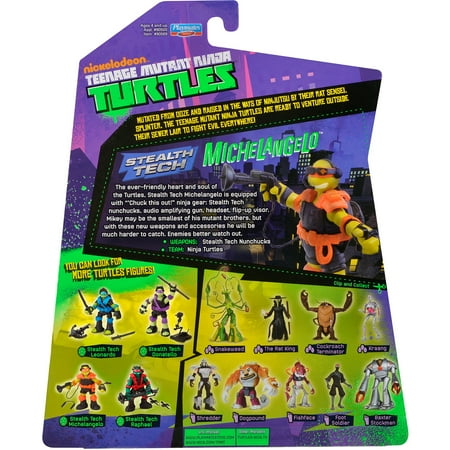 Teenage Mutant Ninja Turtles Stealth Tech Michelangelo Action Figure