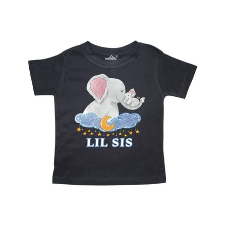 Inktastic Lil Sis Cute Elephants with Moon and Stars Gift Toddler Boy or Toddler Girl T-Shirt 
Inktastic Lil Sis Cute Elephants with Moon and Stars Gift Toddler Boy or Toddler Girl T-Shirt