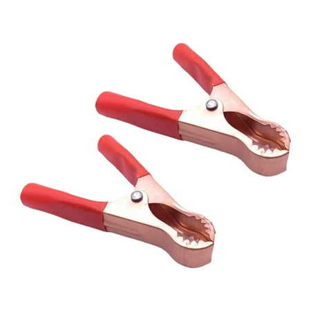 2 Pcs 50A copper-plated crocodile clips power line clip security test clip 80mm
2 Pcs 50A copper-plated crocodile clips power line clip security test clip 80mm