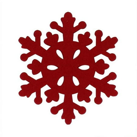 Pgeraug Coaster 4Pcs Snowflake - Xmas Holiday Placemat Decor Table Shaped Home Decor Hangs Red
Pgeraug Coaster 4Pcs Snowflake - Xmas Holiday Placemat Decor Table Shaped Home Decor Hangs Red