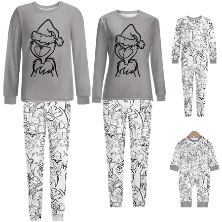 Matching Family Christmas Pajamas Cartoon Monster Print Baby-Kids-Adult-Pet Size 2 Pieces Top and Pants Bodysuits Pajamas Set
Matching Family Christmas Pajamas Cartoon Monster Print Baby-Kids-Adult-Pet Size 2 Pieces Top and Pants Bodysuits Pajamas Set