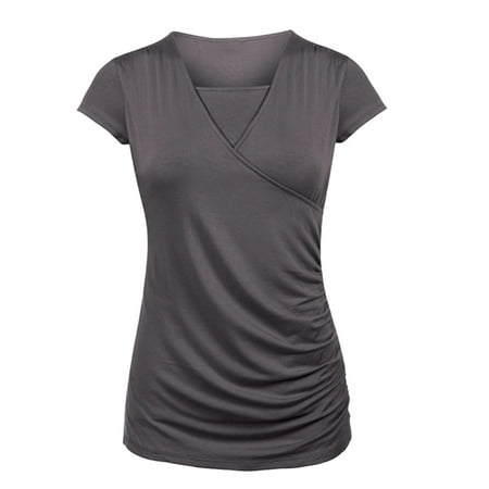 Rumida Women Lady Maternity Short Sleeve Slim Solid Color T-shirt Top for Breastfeeding Pregnant Short Sleeve Slim Solid Color Breastfeeding Pregnant Women Lady Maternity T-shirt Top 2XL
Rumida Women Lady Maternity Short Sleeve Slim Solid Color T-shirt Top for Breastfeeding Pregnant Short Sleeve Slim Solid Color Breastfeeding Pregnant Women Lady Maternity T-shirt Top 2XL