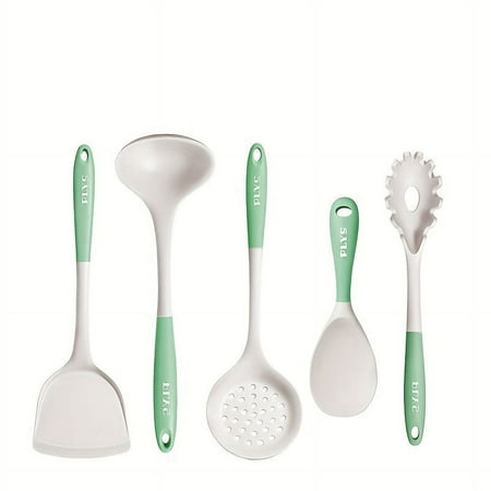 VECPIO 5-Piece Silicone Kitchen Utensil Set - Heat Resistant Non-Stick Cooking Tools BPA-Free Safe Silicone Spatulas Spoons and Turner for Cooking and Baking
VECPIO 5-Piece Silicone Kitchen Utensil Set - Heat Resistant Non-Stick Cooking Tools BPA-Free Safe Silicone Spatulas Spoons and Turner for Cooking and Baking