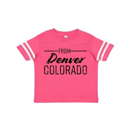 Inktastic From Denver Colorado in Black Distressed Text Gift Toddler Boy or Toddler Girl T-Shirt
Inktastic From Denver Colorado in Black Distressed Text Gift Toddler Boy or Toddler Girl T-Shirt