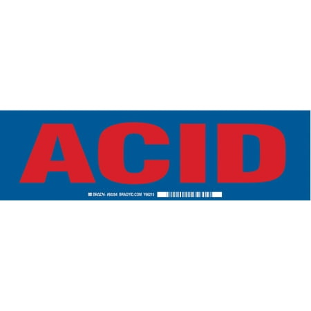 Brady Label 3 1/2 in x 12 in Polyester 60284