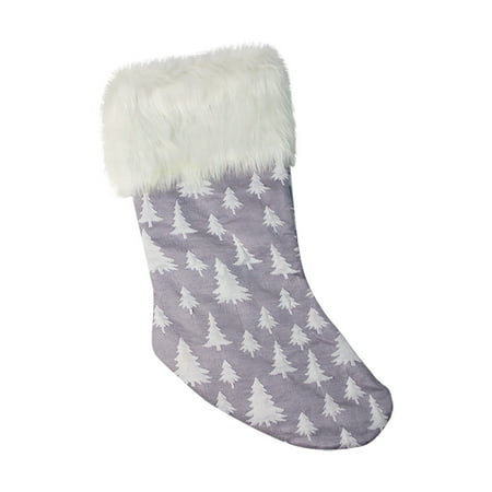 Kayannuo Christmas Clearance Retro Christmas Socks Gift Bag Christmas Candy Bag Stereo Gift Socks