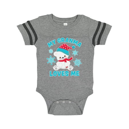Inktastic Polar Bear My Granma Loves Me in Santa Hat with Snowflakes Gift Baby Boy or Baby Girl Bodysuit
Inktastic Polar Bear My Granma Loves Me in Santa Hat with Snowflakes Gift Baby Boy or Baby Girl Bodysuit