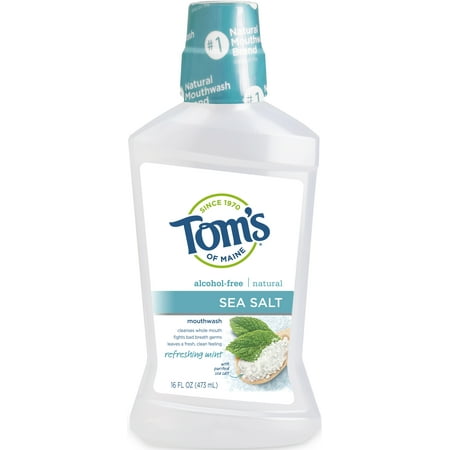 Tom's of Maine Sea Salt Mouthwash, 16oz
