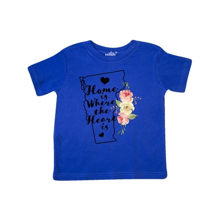 Inktastic Vermont Home is Where The Heart is with Watercolor Floral Gift Toddler Toddler Girl T-Shirt
Inktastic Vermont Home is Where The Heart is with Watercolor Floral Gift Toddler Toddler Girl T-Shirt