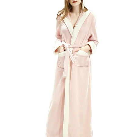 Wrcnote Men Solid Color Belted Robe Warm Sleepwear Lace Up Nightgowns V Neck Pajamas Pink Women L
Wrcnote Men Solid Color Belted Robe Warm Sleepwear Lace Up Nightgowns V Neck Pajamas Pink Women L