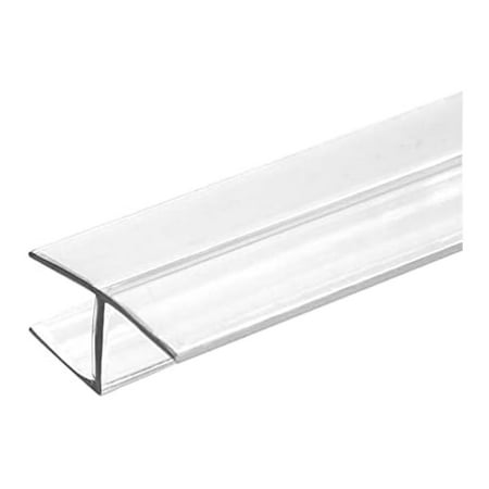 Frameless Shower Door Side Seal Strip H-Type 180 Degree 85inch Length Clear (1 1/2inch Glass)
Frameless Shower Door Side Seal Strip H-Type 180 Degree 85inch Length Clear (1 1/2inch Glass)