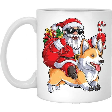 Novelty Corgi Christmas Santa Claus Riding Corgmas Dog Coffee Mug - Christmas Gifts - Christmas Mug 11 Oz
Novelty Corgi Christmas Santa Claus Riding Corgmas Dog Coffee Mug - Christmas Gifts - Christmas Mug 11 Oz