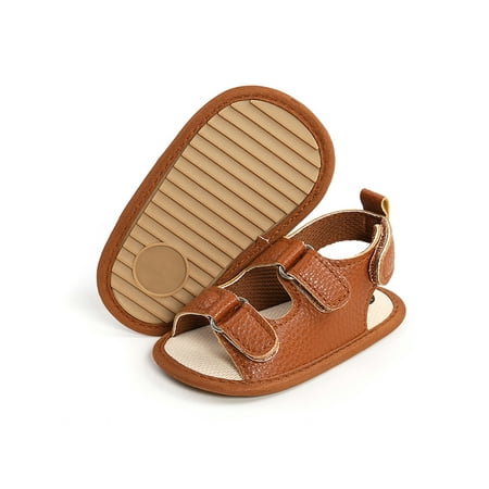Rotosw Infant Flat Sandal Magic Tape Crib Shoes Prewalker Sandals Breathable Beach Slippers Daily Lightweight Summer Shoe Brown 4C
Rotosw Infant Flat Sandal Magic Tape Crib Shoes Prewalker Sandals Breathable Beach Slippers Daily Lightweight Summer Shoe Brown 4C