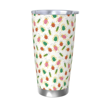Cauagu Colorful Insect1 Pattern 20oz Tumbler Stainless Steel Vacuum Insulated Tumbler with Lid Durable Insulated Coffee Mug Thermal Cup with Splash Proof Sliding Lid-Without Straw
Cauagu Colorful Insect1 Pattern 20oz Tumbler Stainless Steel Vacuum Insulated Tumbler with Lid Durable Insulated Coffee Mug Thermal Cup with Splash Proof Sliding Lid-Without Straw