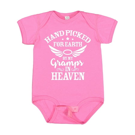 Inktastic Handpicked for Earth by My Gramps in Heaven with Angel Wings Gift Baby Boy or Baby Girl Bodysuit
Inktastic Handpicked for Earth by My Gramps in Heaven with Angel Wings Gift Baby Boy or Baby Girl Bodysuit