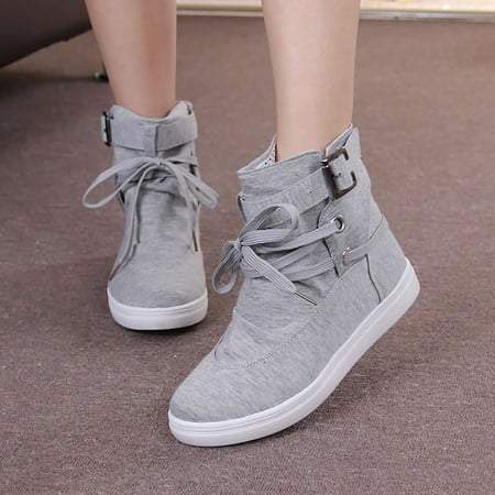Bxzhiri Women s Boots Korean Style Short Boots Round Toe Lace-up High-top Lace-up Shoes
Bxzhiri Women s Boots Korean Style Short Boots Round Toe Lace-up High-top Lace-up Shoes