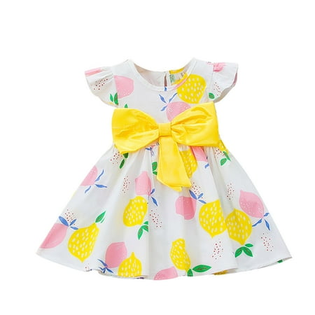 Little Girl Dress Bowknot Printed Kids Fly Sleeve Girls Princess Floral Party Toddler Baby Girls Skirt
Little Girl Dress Bowknot Printed Kids Fly Sleeve Girls Princess Floral Party Toddler Baby Girls Skirt