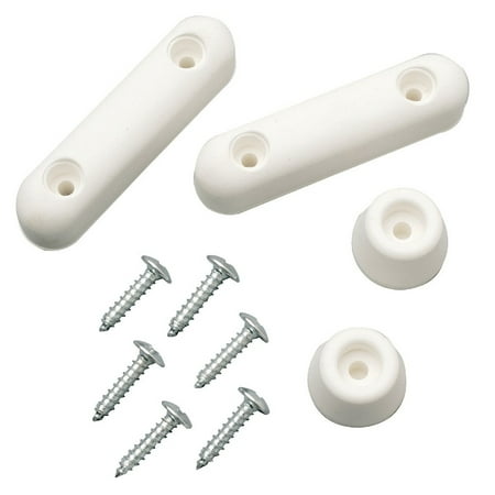 Do it 2 x 3-4 White Plastic Toilet Seat Screw Bumper Set 411959 411959 411959