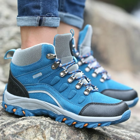 Women‘s Outdoor High Top Hiking Shoes Lace-Up Running Shoes Women‘s Footwear