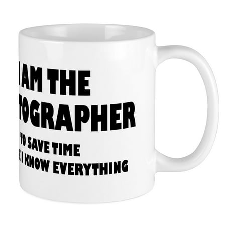 CafePress - I Am The Photographer Mug - Ceramic Coffee Tea Novelty Mug Cup 11 oz
CafePress - I Am The Photographer Mug - Ceramic Coffee Tea Novelty Mug Cup 11 oz