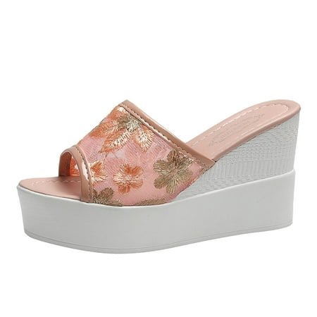 Mortilo Fashion Women s Spring And Summer Thick-Soled Mesh Lace High-Heeled Peep Toe Wedge Sandals
Mortilo Fashion Women s Spring And Summer Thick-Soled Mesh Lace High-Heeled Peep Toe Wedge Sandals