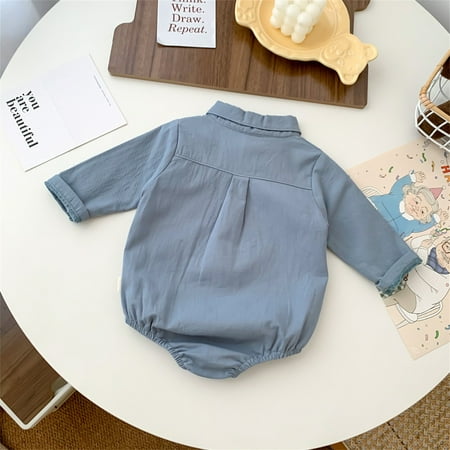 Aayomet Rompers Baby Boy Baby Boy Girl One Piece Romper Jumpsuit Solid Ribbed Baby Boy Clothes Onesies Outfits Light Blue 6-12 Months
Aayomet Rompers Baby Boy Baby Boy Girl One Piece Romper Jumpsuit Solid Ribbed Baby Boy Clothes Onesies Outfits Light Blue 6-12 Months