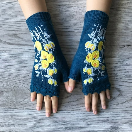 EQWLJWE Ladies Fashion Vintage Knitted Gloves Flower Hollow Out Embroidered Warm Half Finger Woman s Gloves Gloves Holiday Clearance
EQWLJWE Ladies Fashion Vintage Knitted Gloves Flower Hollow Out Embroidered Warm Half Finger Woman s Gloves Gloves Holiday Clearance