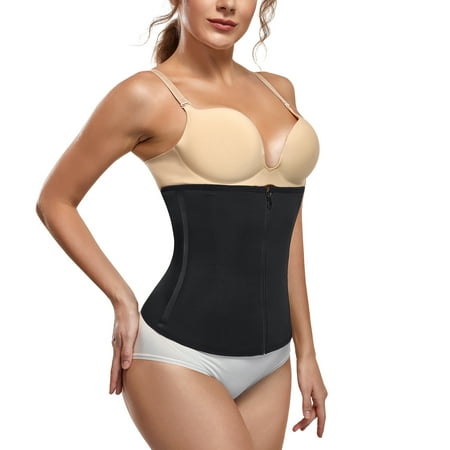 Eleady Waist trainer for women Waist Cincher Zipper Waist Trainer Shapewear Mesh Body Shaper Corset Plus Size Trimmer for Tummy Control(Black XX-Large)
Eleady Waist trainer for women Waist Cincher Zipper Waist Trainer Shapewear Mesh Body Shaper Corset Plus Size Trimmer for Tummy Control(Black XX-Large)