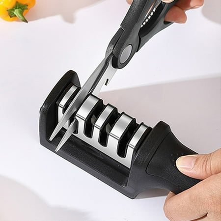 Professional Knife Sharpener Manual Sharpen and Repair Kitchen Knives with Slip Resistant Handle
Professional Knife Sharpener Manual Sharpen and Repair Kitchen Knives with Slip Resistant Handle