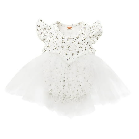 TAIAOJING Baby Romper Clothes Sleeve Dress Tulle Fly Ruffle Girls Floral Girls Romper&Jumpsuit One Piece Outfits 12-18 Months
TAIAOJING Baby Romper Clothes Sleeve Dress Tulle Fly Ruffle Girls Floral Girls Romper&Jumpsuit One Piece Outfits 12-18 Months