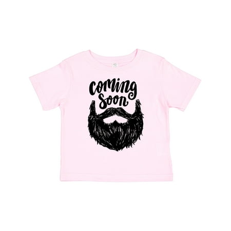 Inktastic Beard Coming Soon Gift Toddler Boy Girl T-Shirt