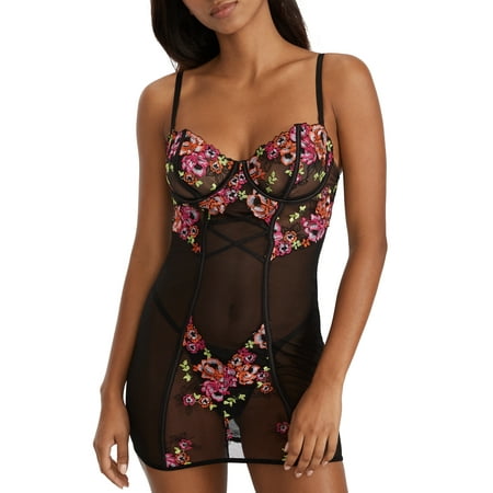 Oh La La Cheri Womens Natty Fitted Chemise Set Style-70-11828