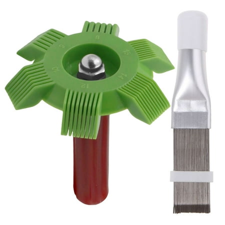 2pcs Condenser Comb Stainless Steel Fin Comb Brush Condenser Cleaning Brush for Air Conditioner Cooling Cleaning (Random Color)
2pcs Condenser Comb Stainless Steel Fin Comb Brush Condenser Cleaning Brush for Air Conditioner Cooling Cleaning (Random Color)