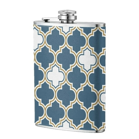 Small Wine Pot 8oz Portable Wine Pot Stainless Steel Flagon 13.5in×9.5in Travel Sports Fishing Hunting Skiing Festival Camping Hiking Moroccan Light Blue Pattern
Small Wine Pot 8oz Portable Wine Pot Stainless Steel Flagon 13.5in×9.5in Travel Sports Fishing Hunting Skiing Festival Camping Hiking Moroccan Light Blue Pattern