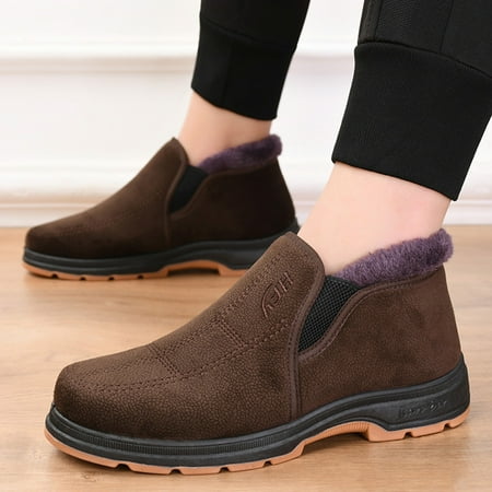 TALKVE Men s Winter Casual Comfortable Plush Warm Thick Soled Non Slip Cotton Shoes Snow Boots
TALKVE Men s Winter Casual Comfortable Plush Warm Thick Soled Non Slip Cotton Shoes Snow Boots