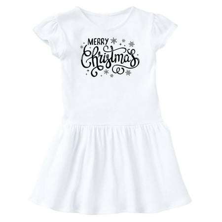 Inktastic Merry Christmas Hand Lettering with Snowflakes in Black Gift Baby Girl Dress
Inktastic Merry Christmas Hand Lettering with Snowflakes in Black Gift Baby Girl Dress