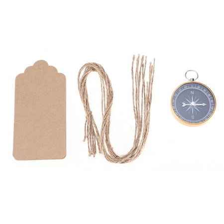 NUOLUX 10Pcs Compass Pendant Portable Decorations Birthday Wedding Party Gift Favors