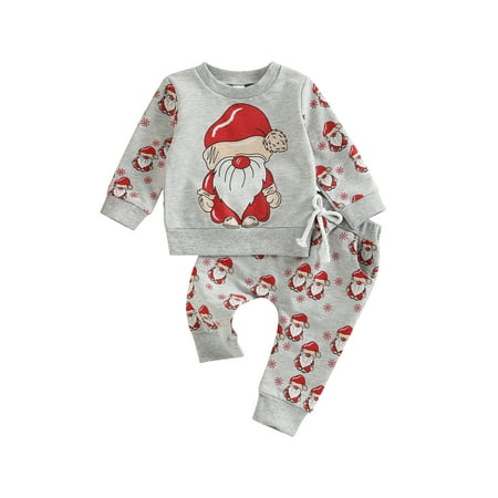 Bagilaanoe 2Pcs Toddler Baby Girl Boy Christmas Outfits Santa Claus Print Long Sleeve Sweatshirt Pullover Tops+ Trousers 3M 6M 12M 18M 24M 3T Kids Fall Casual Sweatsuit
Bagilaanoe 2Pcs Toddler Baby Girl Boy Christmas Outfits Santa Claus Print Long Sleeve Sweatshirt Pullover Tops+ Trousers 3M 6M 12M 18M 24M 3T Kids Fall Casual Sweatsuit