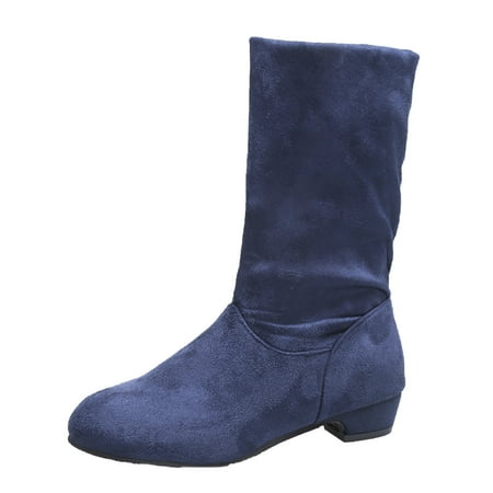 Fsqjgq Womens Boots Size 10 Ladies Fashion Solid Suede Round Head Casual Coarse Heel Medium Boots Tall Women Boots Wide Blue 41
Fsqjgq Womens Boots Size 10 Ladies Fashion Solid Suede Round Head Casual Coarse Heel Medium Boots Tall Women Boots Wide Blue 41