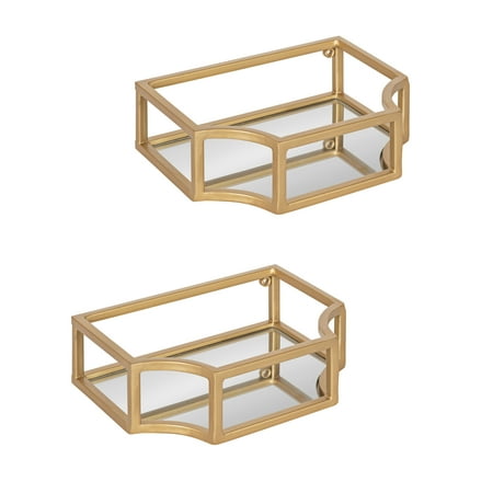 Kate and Laurel Ciel Glam Wall Sconce Set of 2 Gold Modern Floating Wall Decor For Display
Kate and Laurel Ciel Glam Wall Sconce Set of 2 Gold Modern Floating Wall Decor For Display